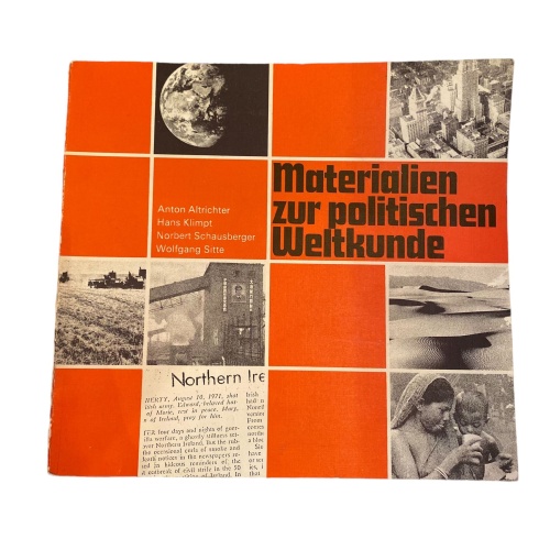 1924 Anton Altrichter MATERIALIEN ZUR POLITISCHEN WELTKUNDE +Illus