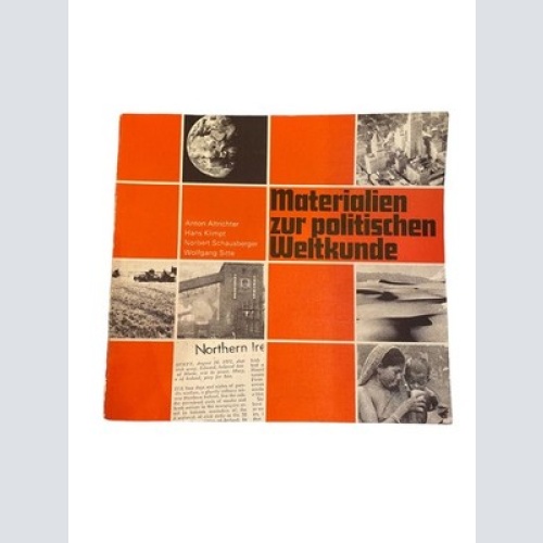 1924 Anton Altrichter MATERIALIEN ZUR POLITISCHEN WELTKUNDE +Illus