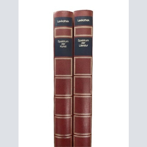 1997 Spielmann LEXIKOTHEK 2 BÄNDE: SPEKTRUM DER LITERATUR; SPEKTRUM DER KUNST