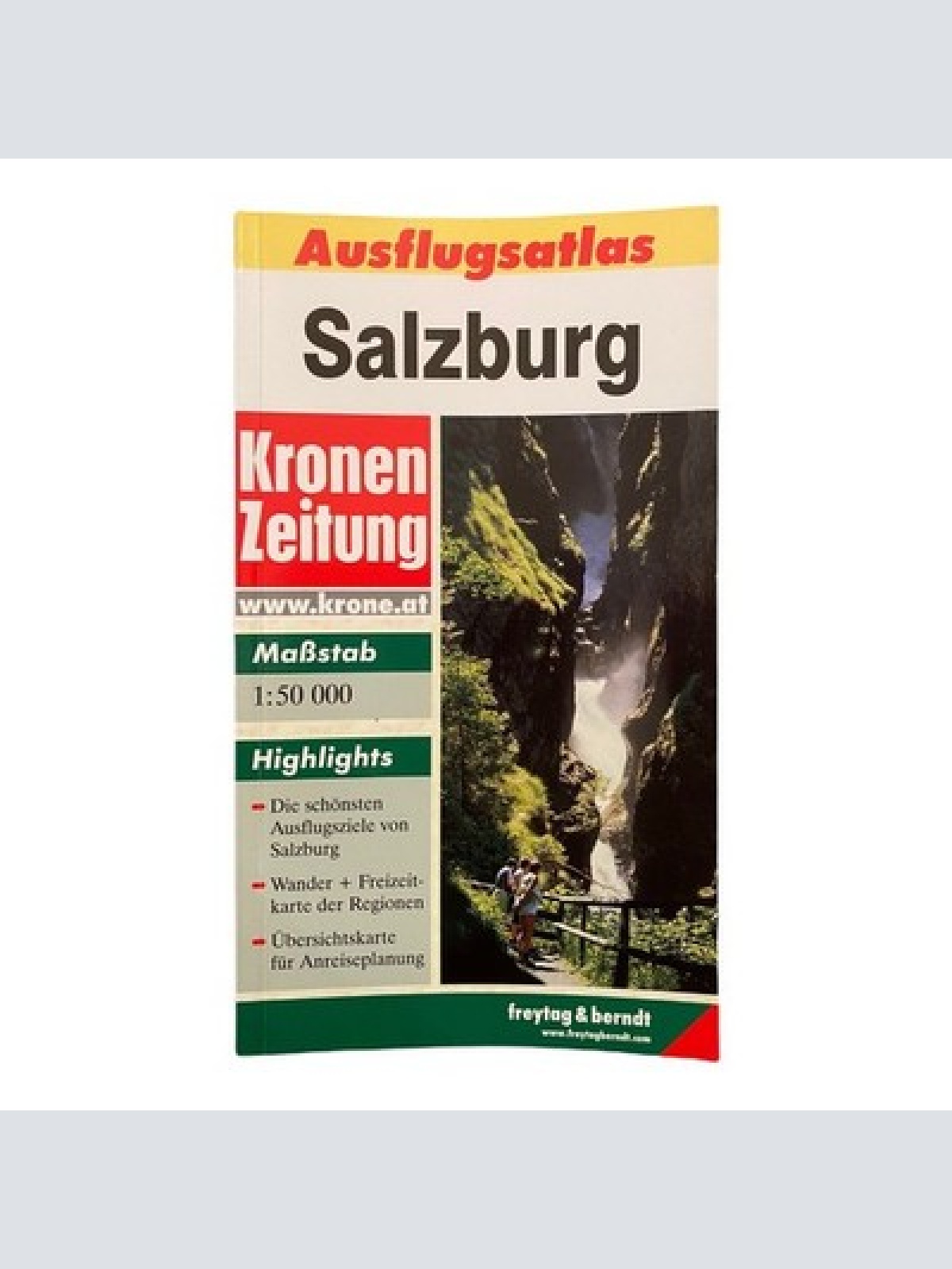1724 Mariella Leydolt FREYTAG BERNDT ATLANTEN : AUSFLUGSATLAS SALZBURG +Abb