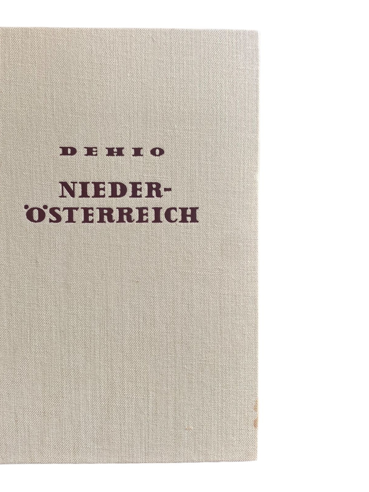773 Richard Kurt Donin DIE KUNSTDENKMÄLER- NIEDERÖSTERREICH HC +Abb