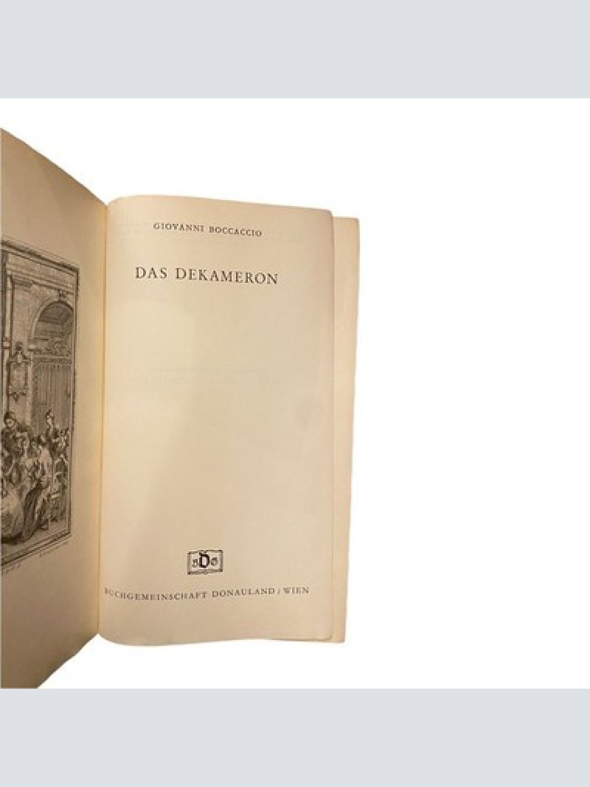 1093 Giovanni Boccaccio DAS DEKAMERON HC Verschiedene Geschichten