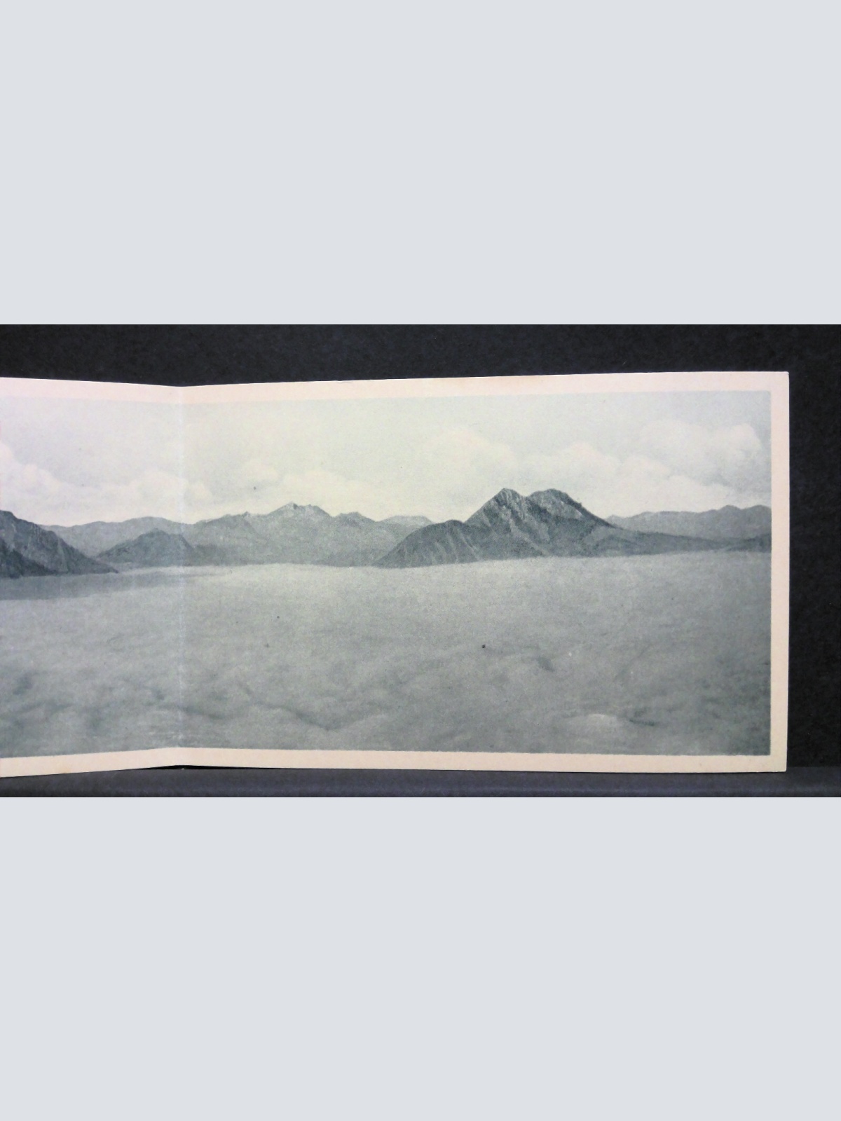 Porträtkarte Aussicht von Gaisbergspitze gegen Westen JW165823