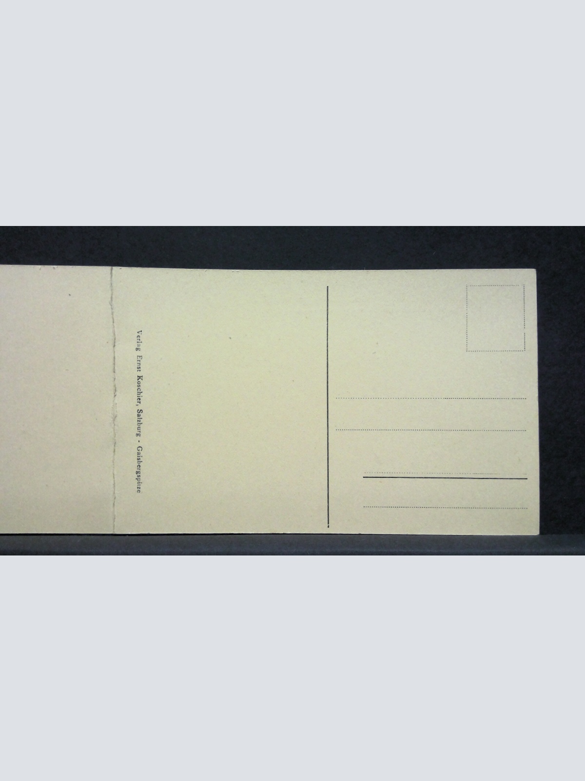 Porträtkarte Aussicht von Gaisbergspitze gegen Westen JW165823