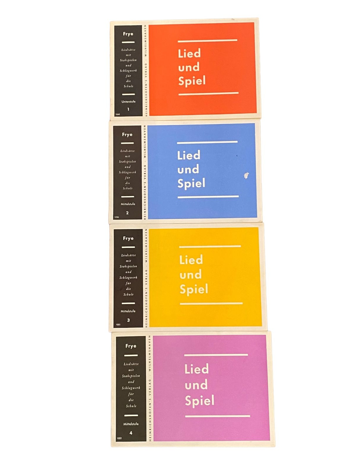 3482 LIED UND SPIEL: UNTERSTUFE HEFT 1; MITTELSTUFE HEFTE 2, 3 und 4