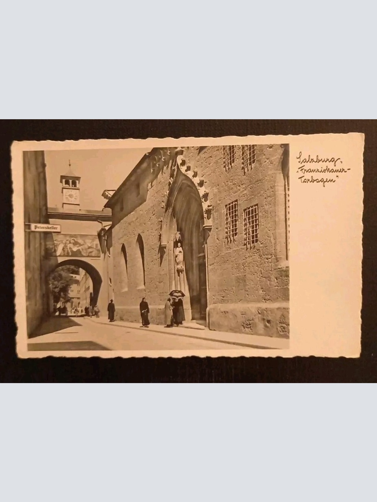 Salzburg Franziskaner Torbogen 600378A gr K