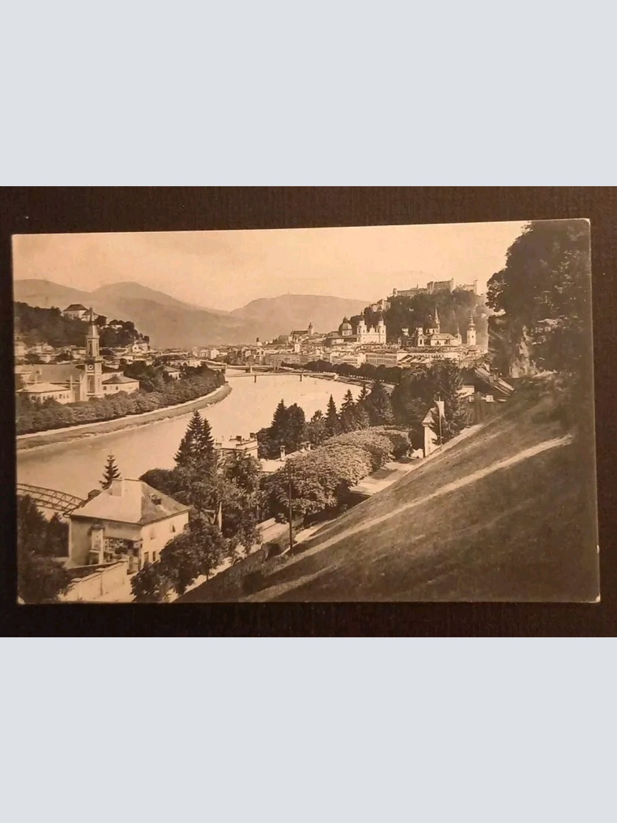 Salzburg Altstadt Mit Salzach 600377A gr K