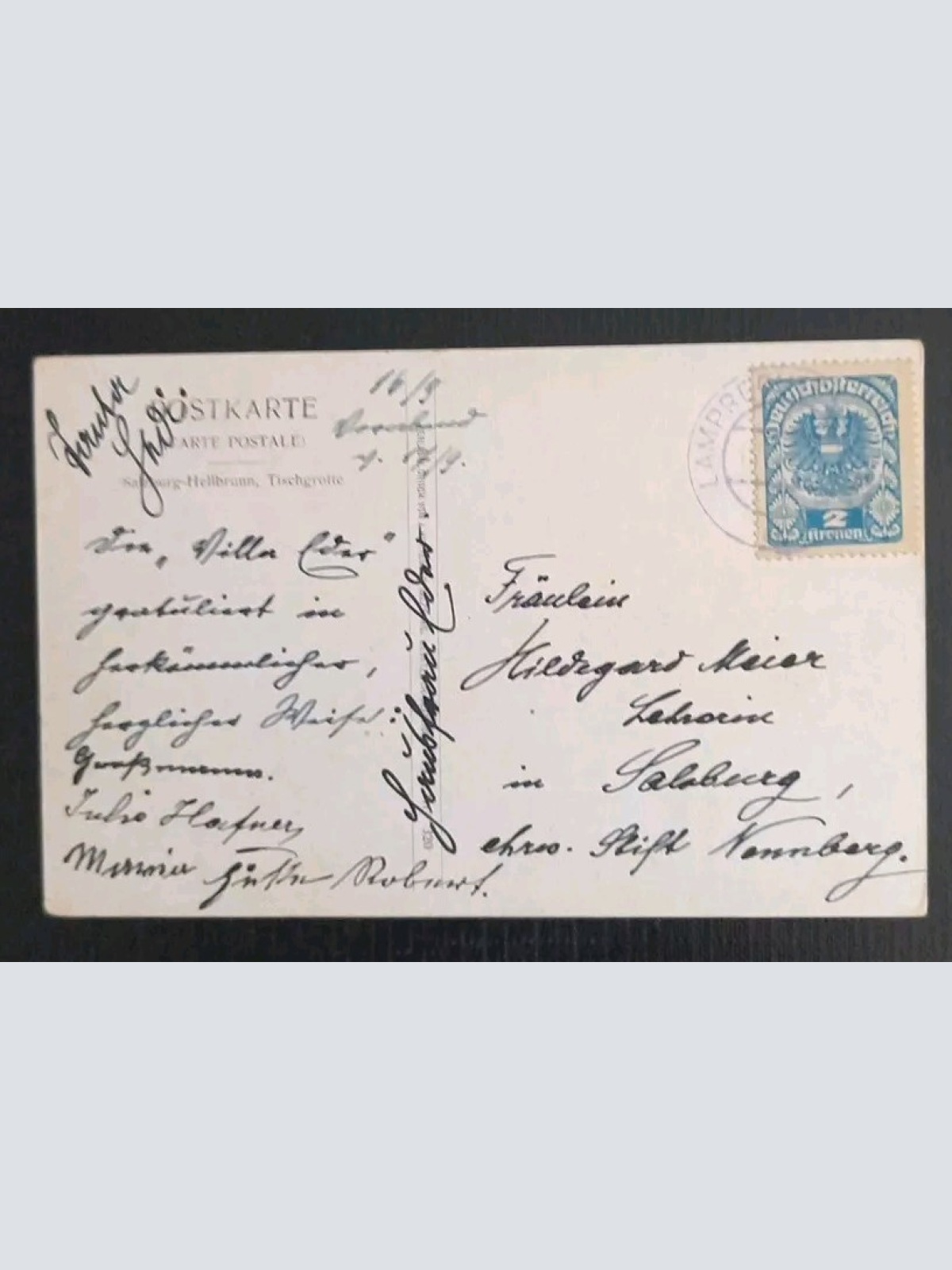 Salzburg Schloss Hellbrunn Tischgrotte 600374A gr K