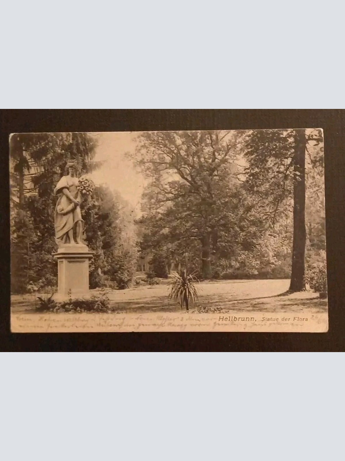 Salzburg Hellbrunn Statue Der Flora 600330A gr K