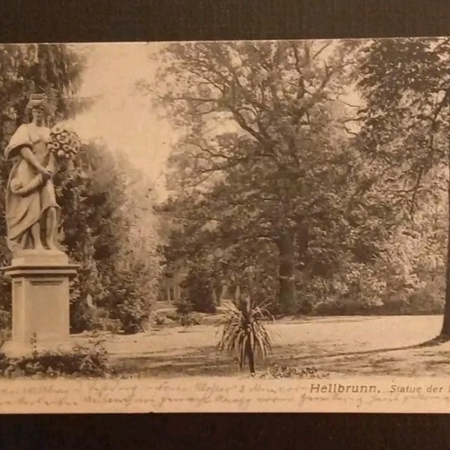 Salzburg Hellbrunn Statue Der Flora 600330A gr K