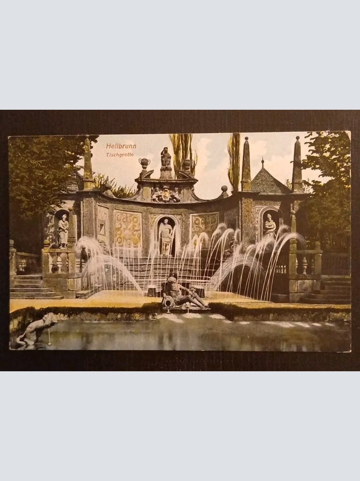 Salzburg Hellbrunn Tischgrotte 165908 gr K