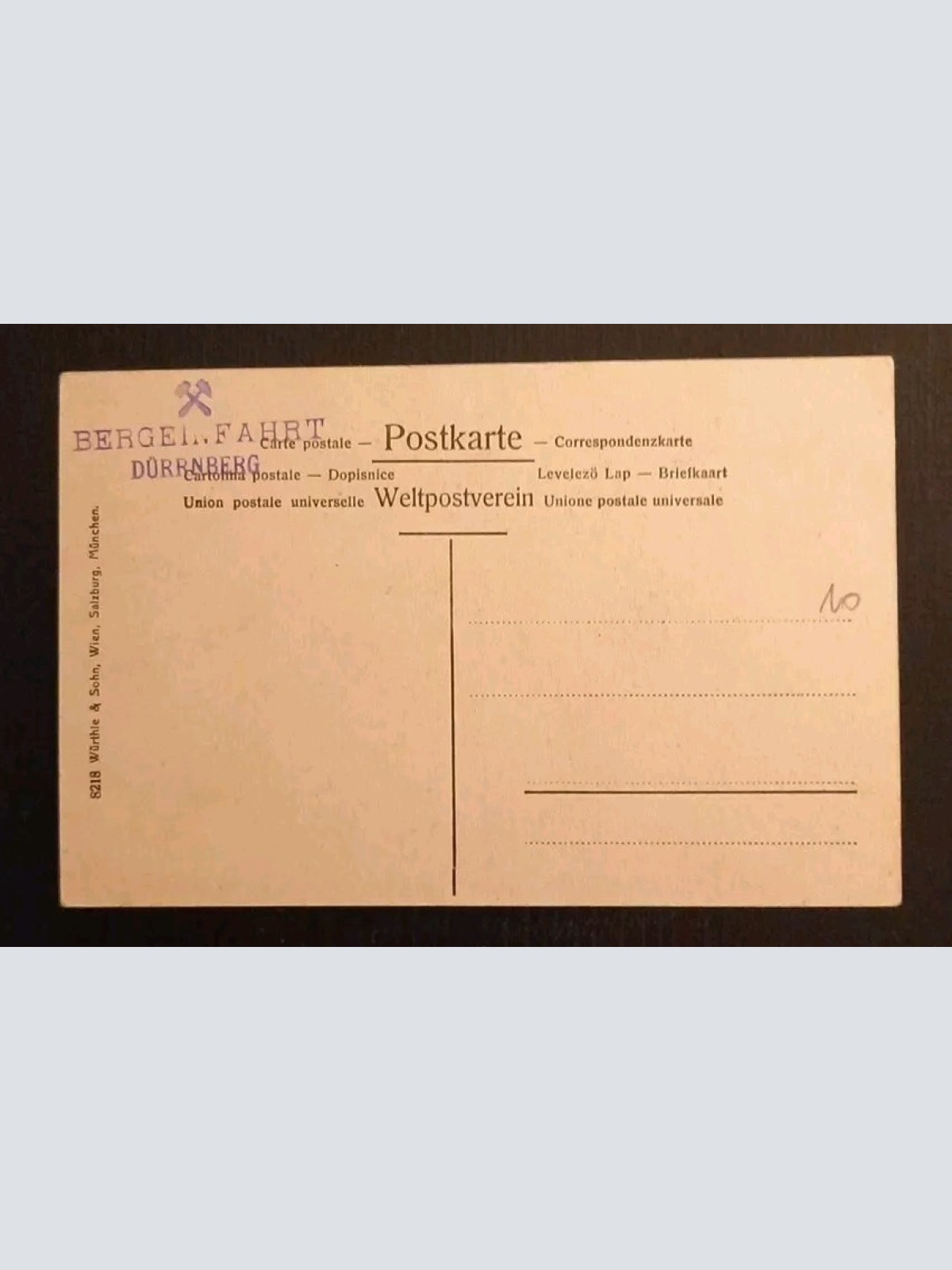 Salzburg Salzbergwerk Dürnberg Bei Hallein 600324A gr K