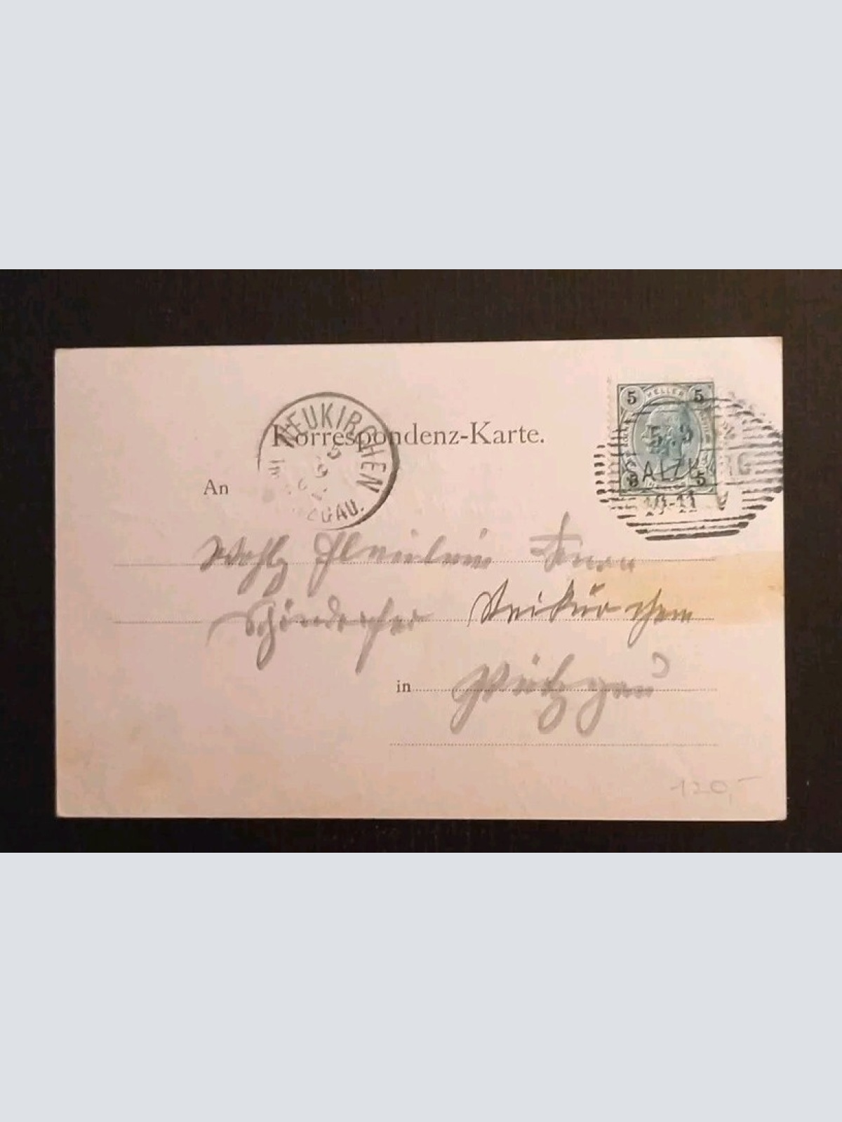 Salzburg Erzherzog Ludwig Viktor Brücke 600368A gr K