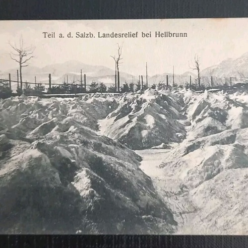 Salzburg Landesrelief Bei Hellbrunn 600320A gr K