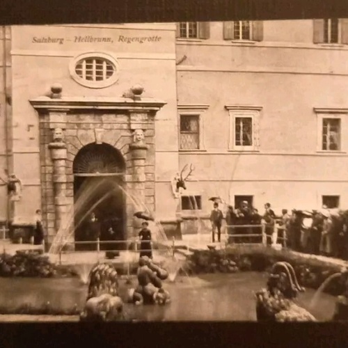 Salzburg Hellbrunn Regengrotte 600341A gr K