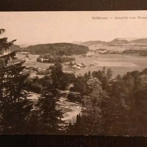 Salzburg Hellbrunn Vom Monatschlößchen 165369A gr K