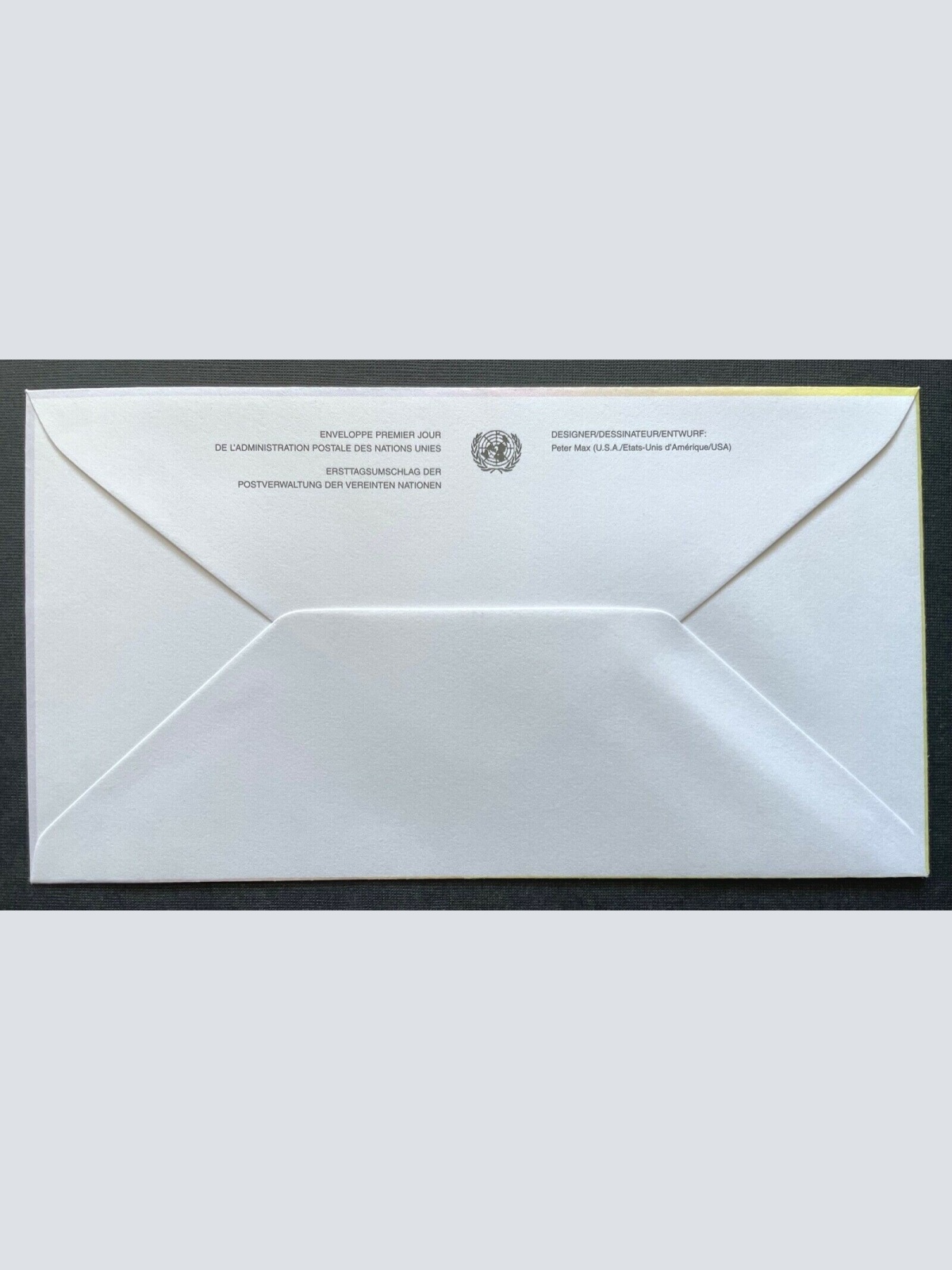 Brief Peter Max United Nations Earth Summit 1997 ca.16,4x9cm 410319 PR