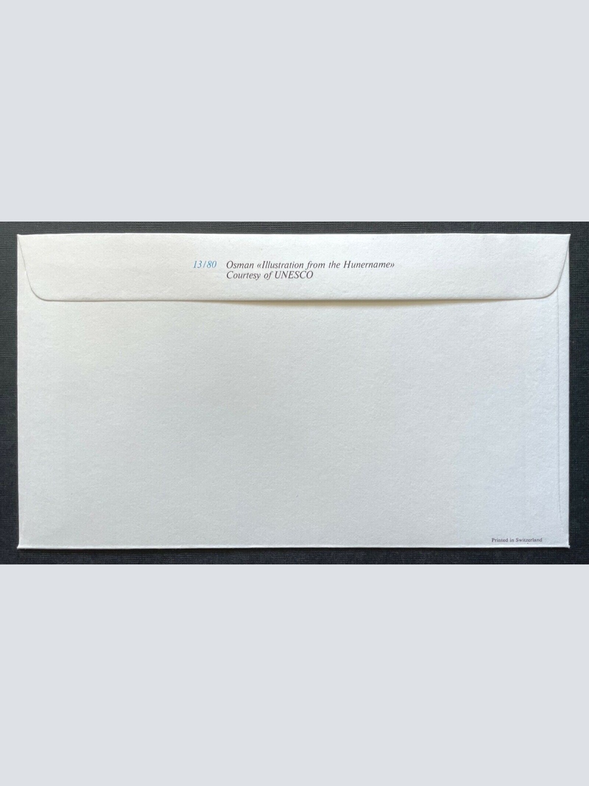 Brief Unicef FDC Flagge Turkey Osman Hunername ca.16,4x9,3cm 410310 PR