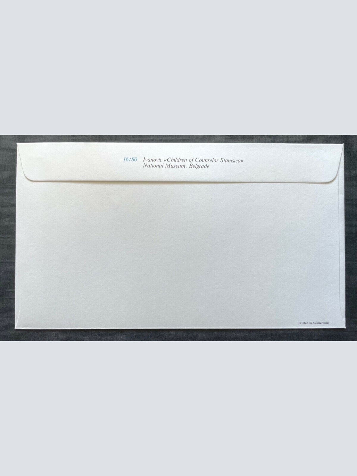 Brief Unicef FDC Flagge Yugoslavia Children Stanisica ca.16,4x9,2cm 410313 PR