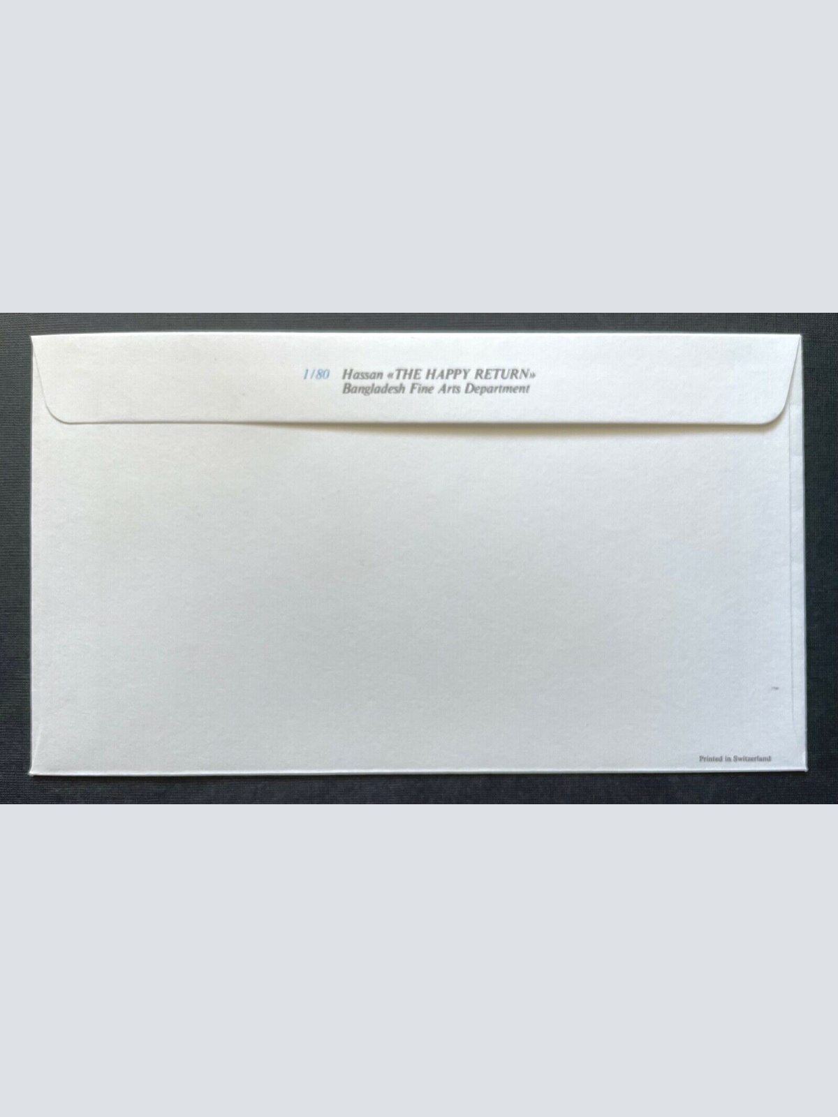 Brief Unicef FDC Flagge Bangladesh Hassan Happy Return ca.16,4x9,3cm 410315 PR