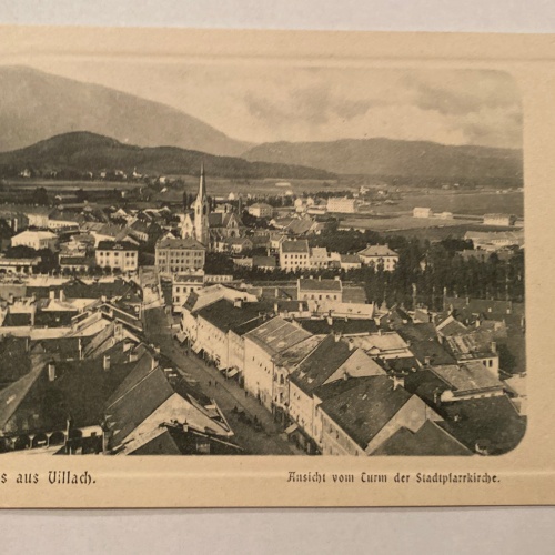 Gruß aus Villach Kärnten Ansicht vom Turm 410400