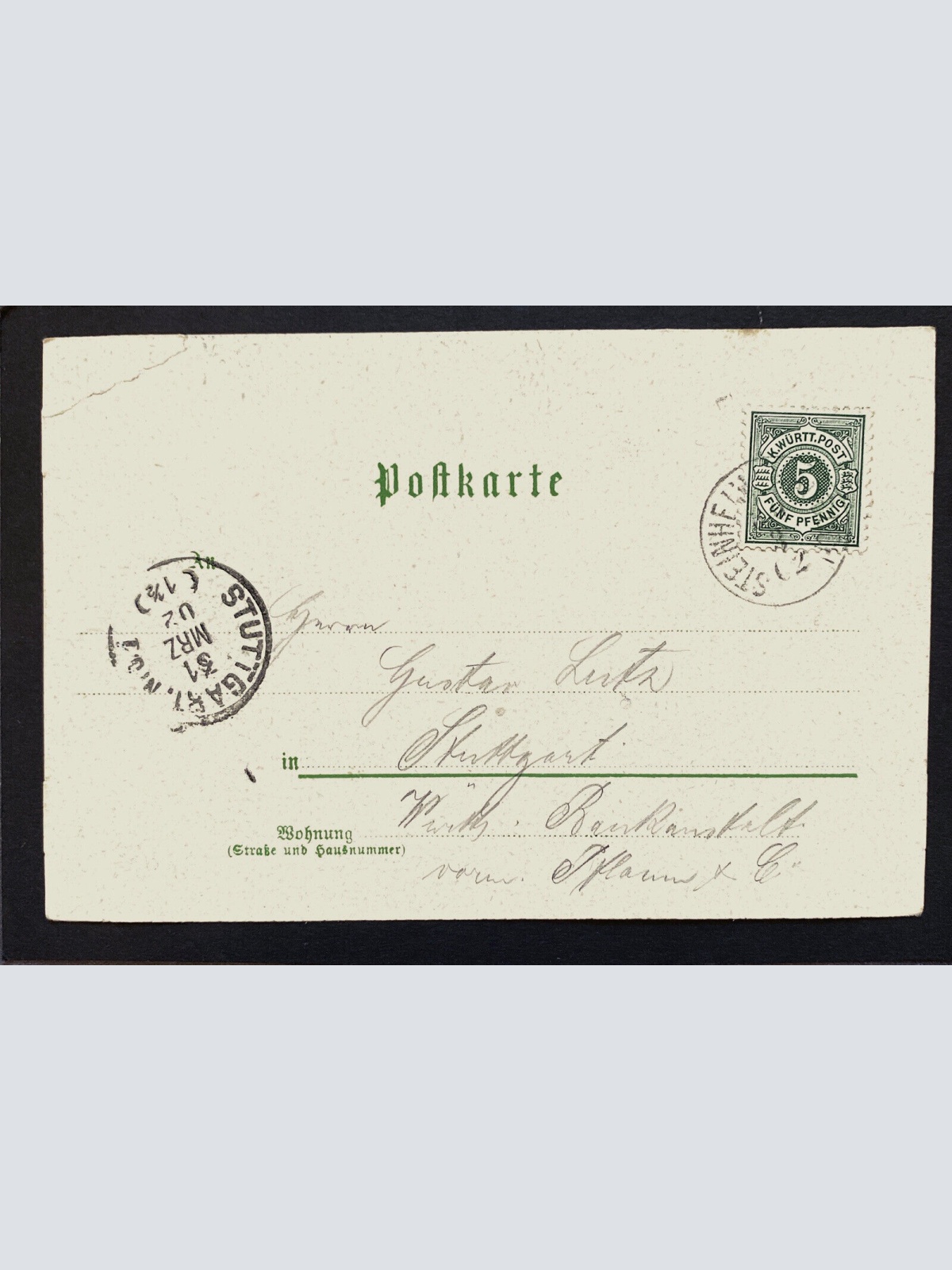 Gruss aus Steinheim am Albuch Lithographie 80245