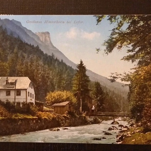 Gasthaus Hinterhorn Bei Lofer Salzburg  Gr1 J 5581