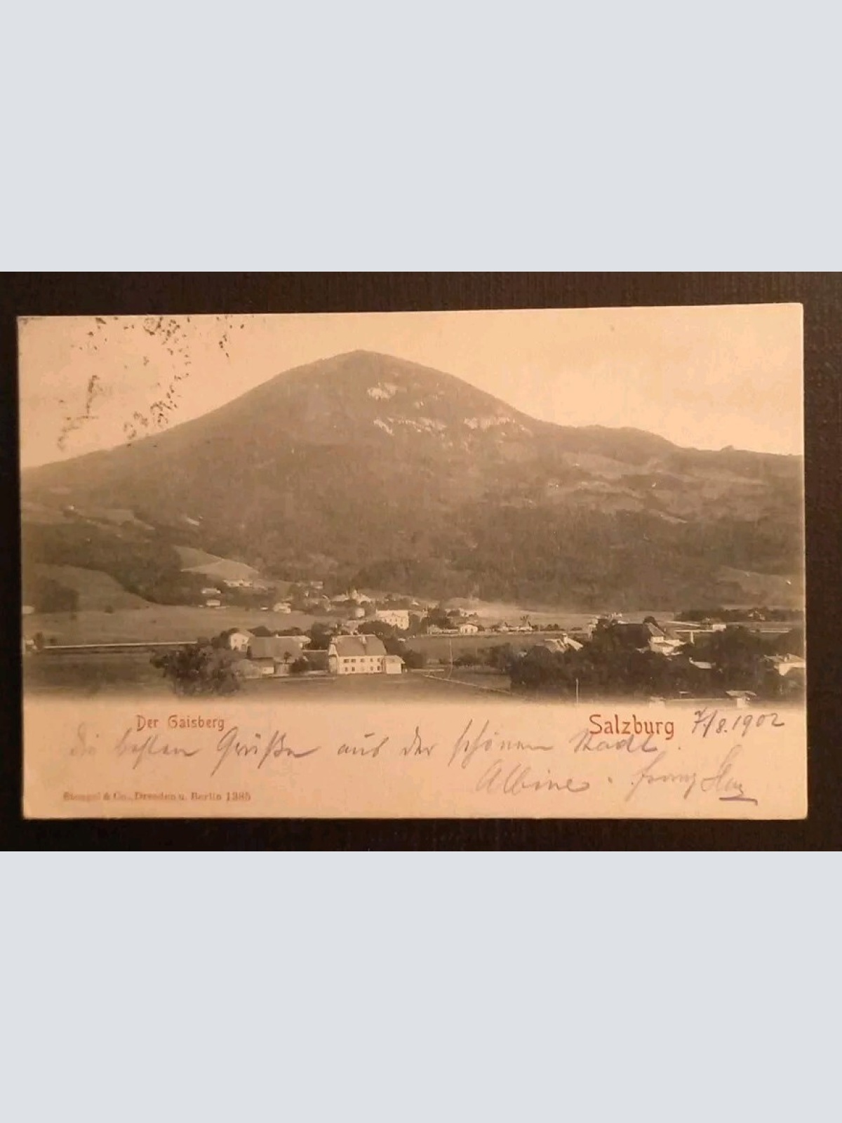 Salzburg Gaisberg 600718A gr K