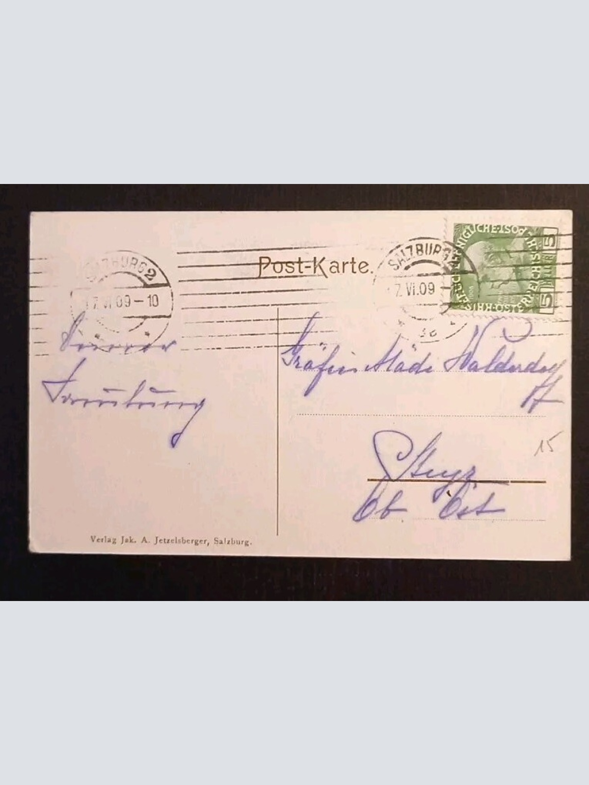 Salzburg Gnigl Mit Schloss Neuhaus 600703A gr K