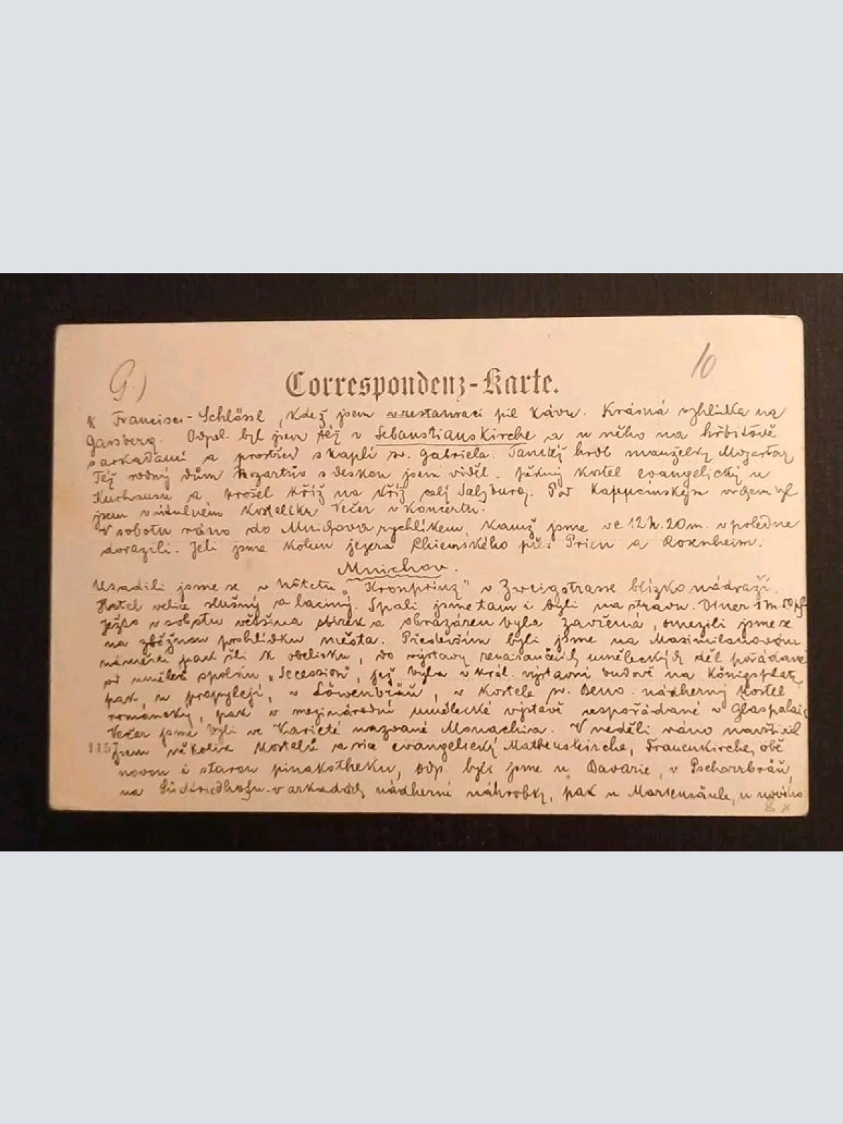 Salzburg Gaisberg 600683A gr K