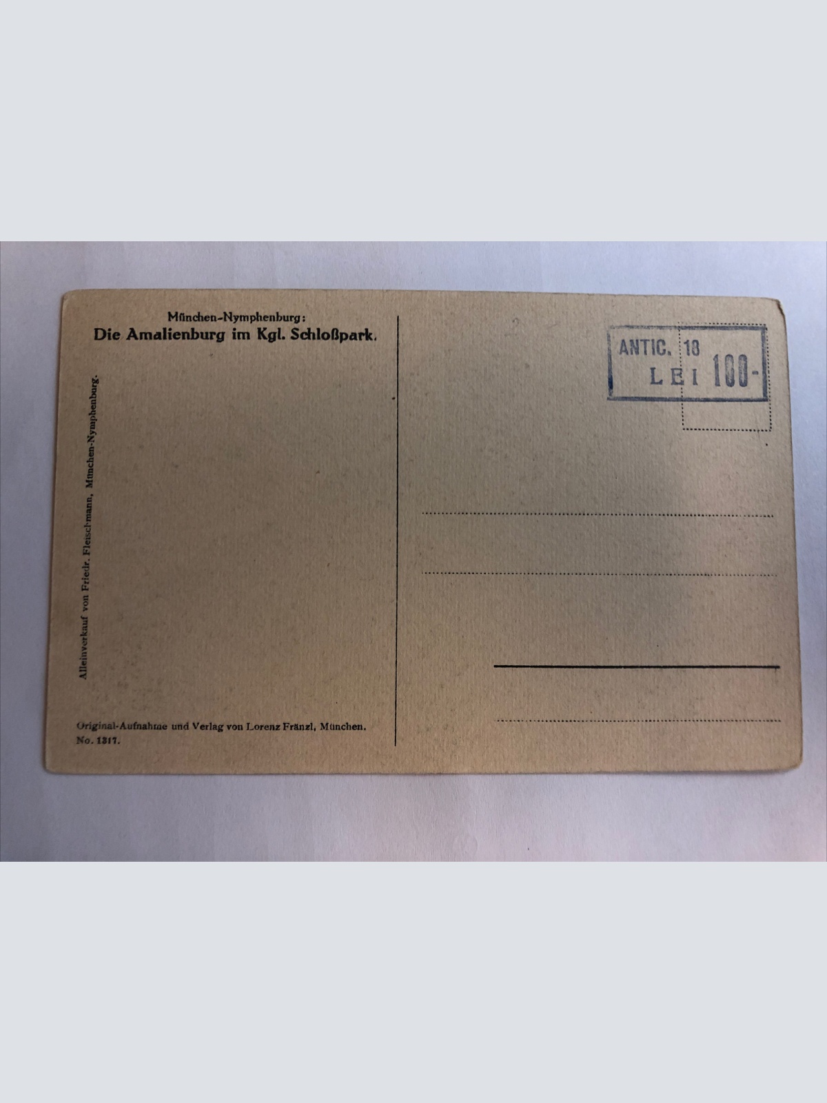 München- Nymphenburg: Die Amalienburg im Kgl. Schloßpark. 20326