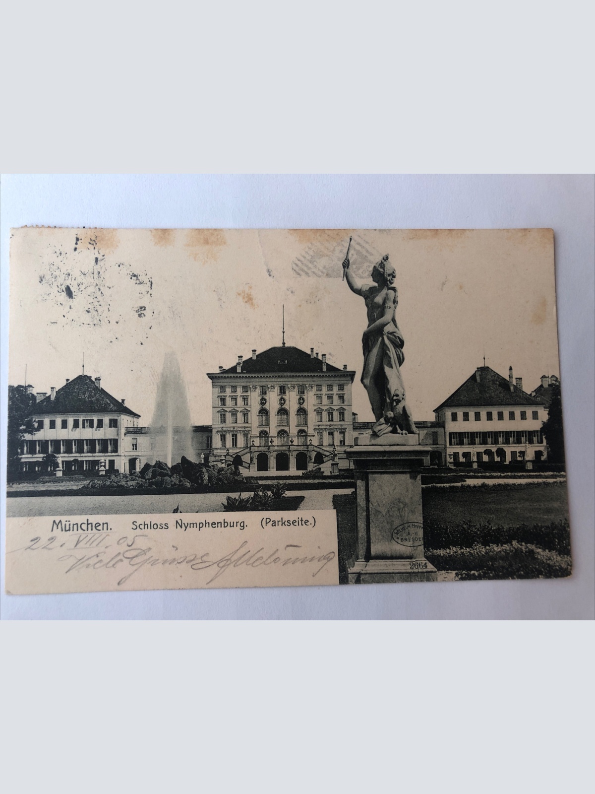 München Schloss Nymphenburg (Parkseite.). 20322