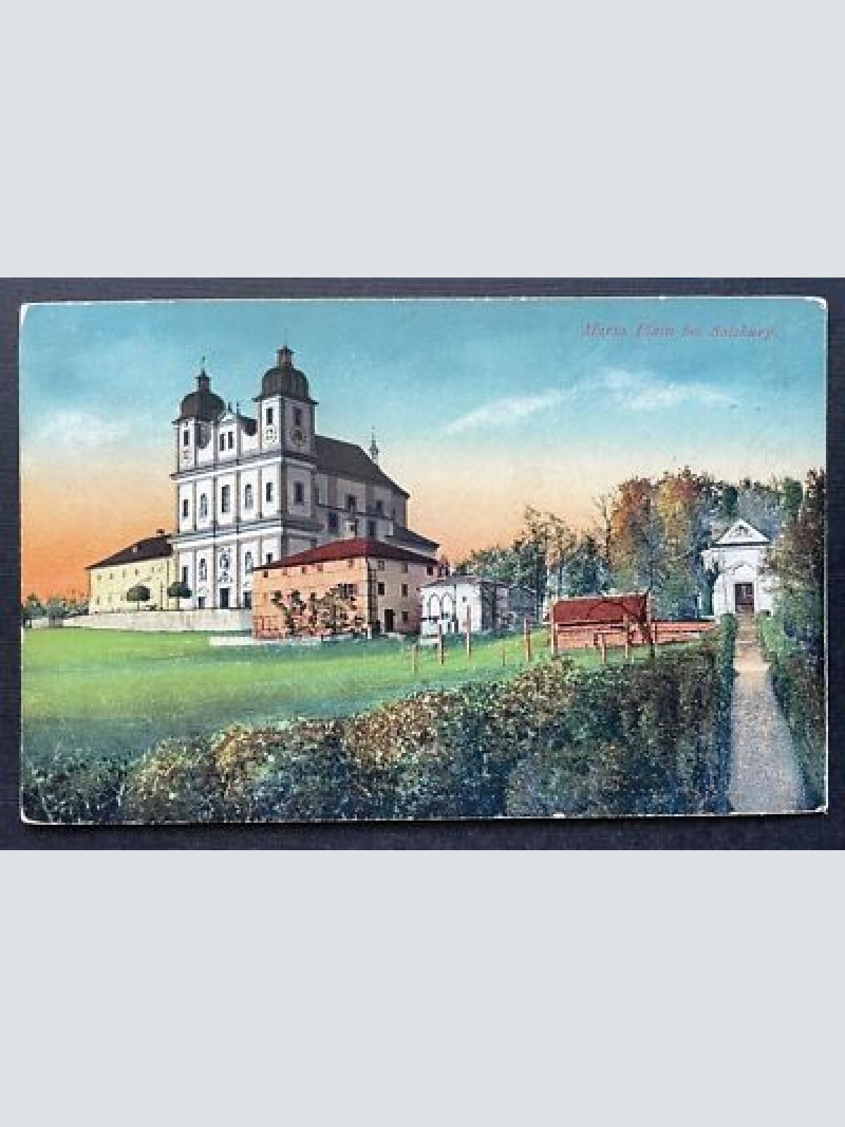 Maria Plain b. Salzburg Wallfahrtskirche Basilika Weg Berg Österreich 410814 TH