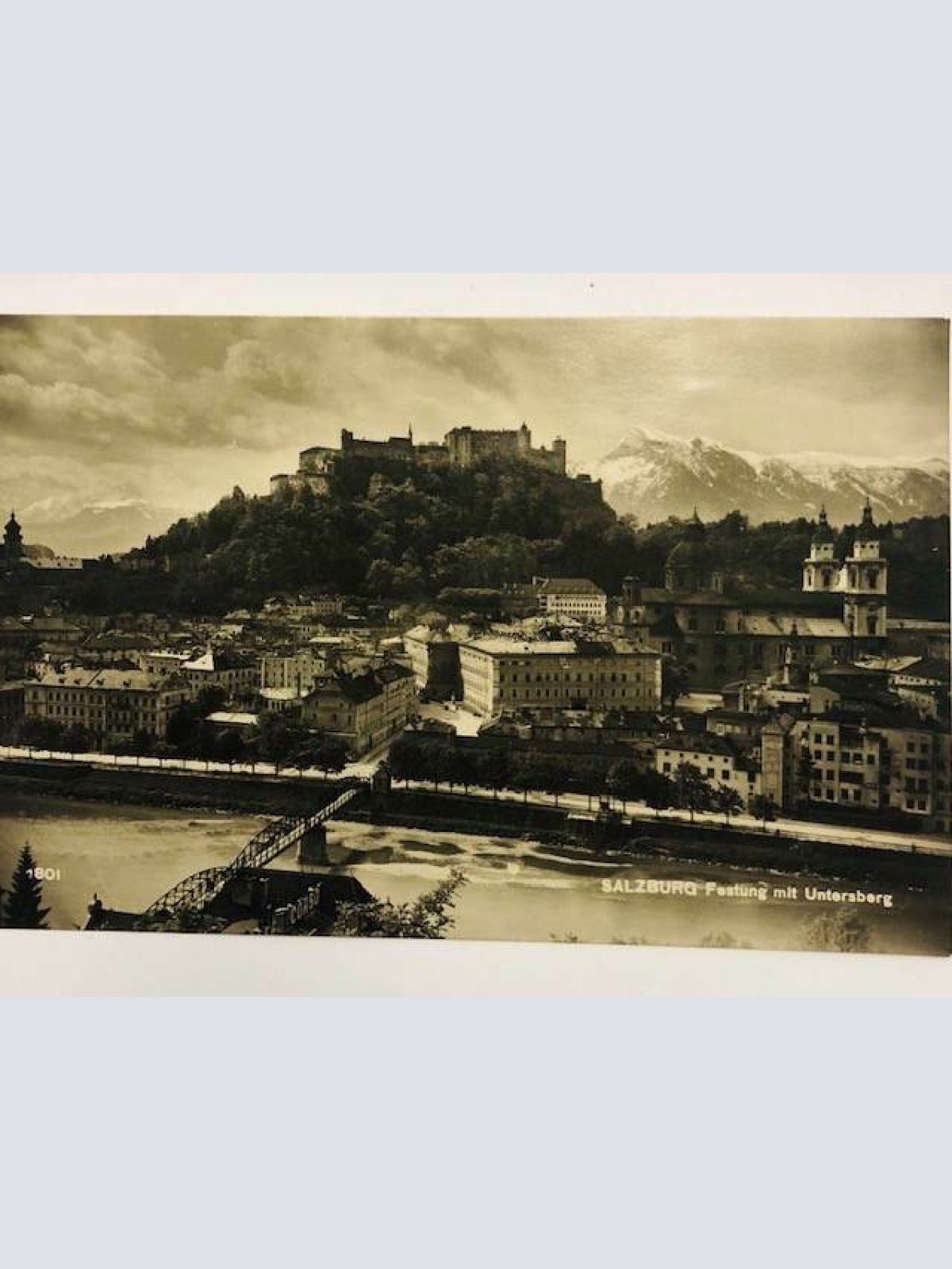 Salzburg Festung mit Untersberg 1801    60008