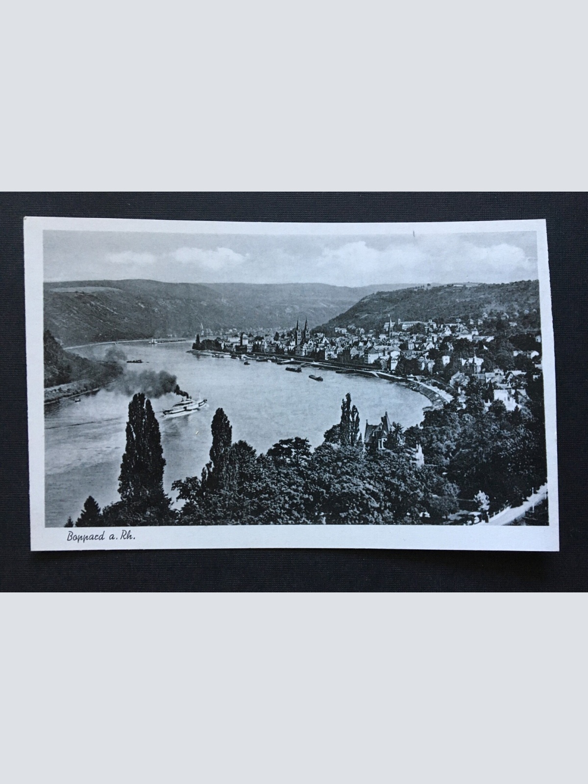 Boppard Stadt Rhein Fluss Dampfschiff Rheinland-Pfalz Deutschland 4006521 TH