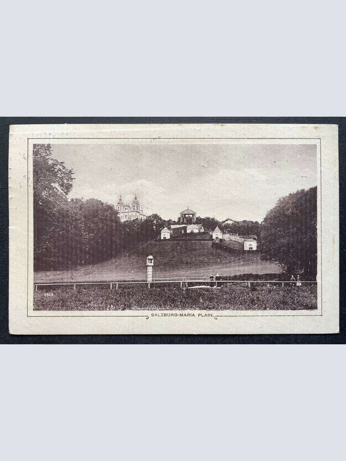 Salzburg Maria Plain Wallfahrtskirche Basilika Berg Wald Österreich 410820 TH