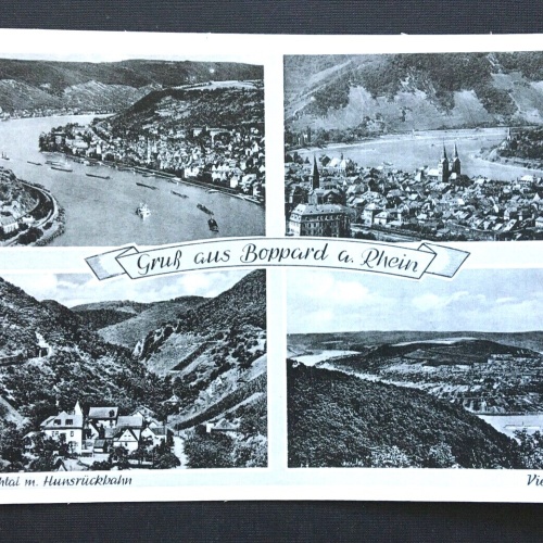 Gruß aus Boppard Rhein Collage Fluss Rheinland-Pfalz Deutschland 4006451 TH