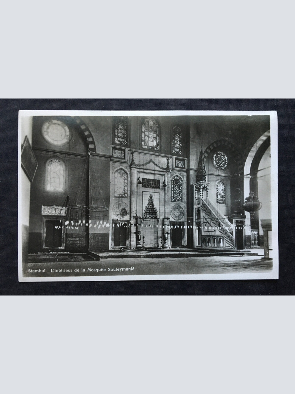 Stambul Istanbul Innenansicht Süleymaniye-Moschee Souleymanie Türkei 4006431 TH