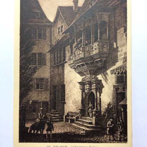 Colmar - L’Ancienne Police - Alte Polizei - Polizist auf Pferd 110038 TH