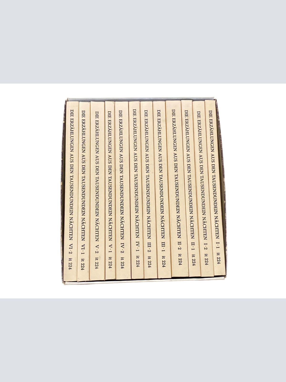 4635 Littmann (Übers.) DIE ERZÄHLUNGEN AUS DEN 1001 NÄCHTEN: 6 BÄNDE