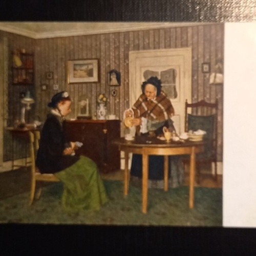 Kaffeebesuch 2 Damen Am Tisch 400747 Ga B