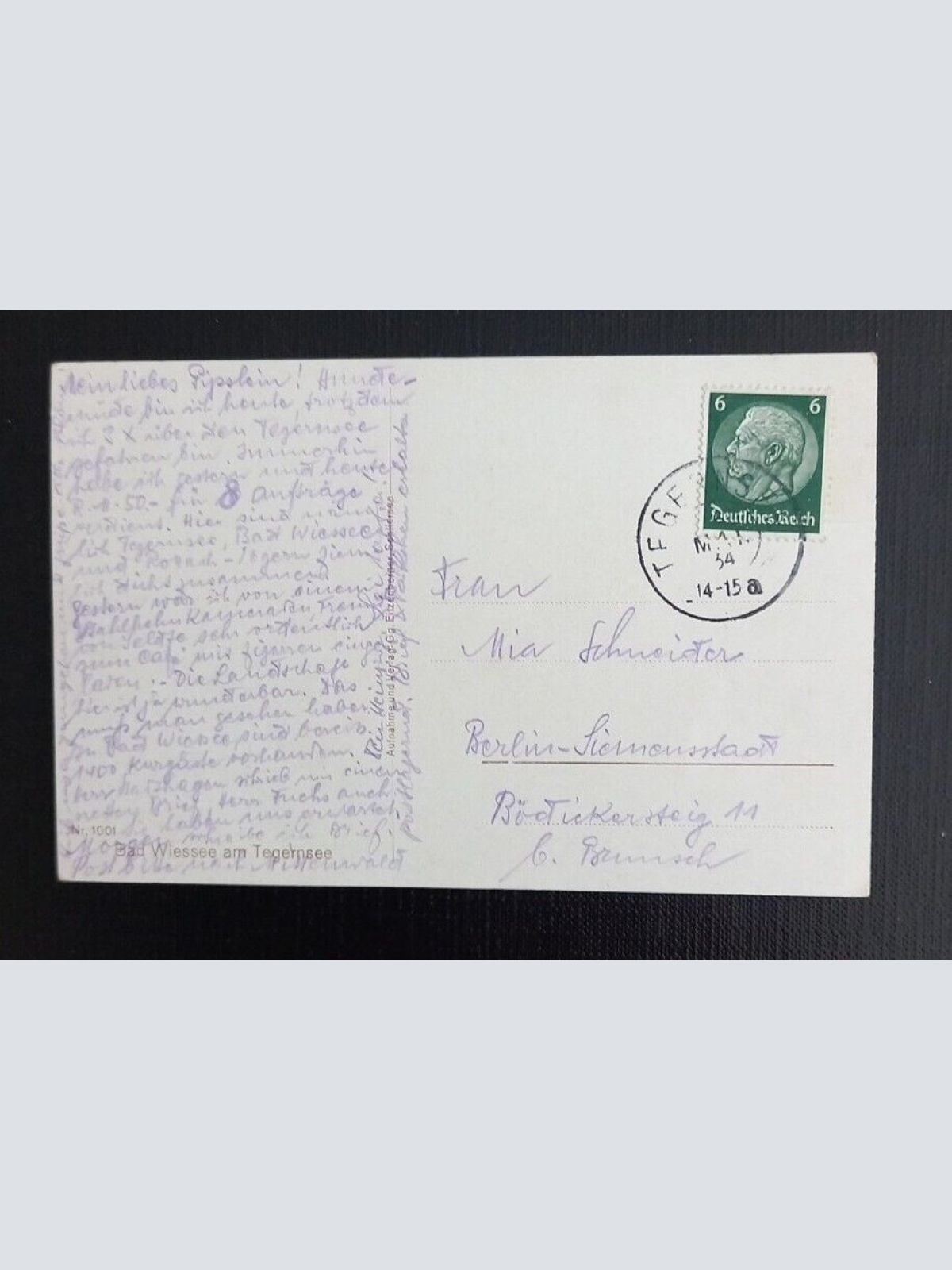 Ansichtskarte Bayern Bad Wiessee Am Tegernsee 410416 Ga E