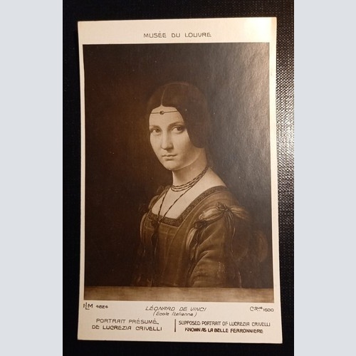 Leonardo De Vinci Porträt De Lucrezia Crivelli 400824 Ga B