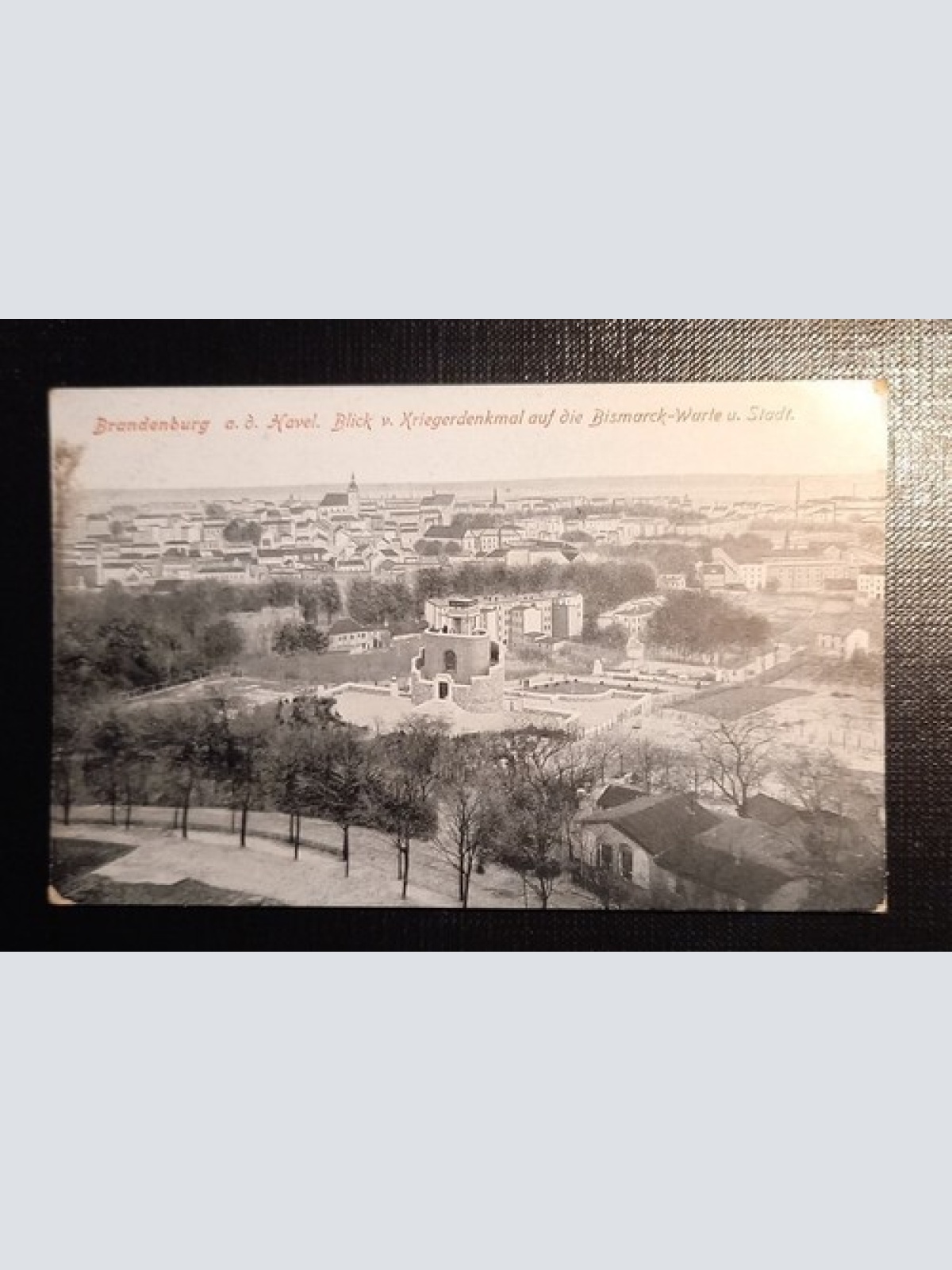 Brandenburg Blick Auf Die Bismarck Warte U.Stadt 055 Ga B