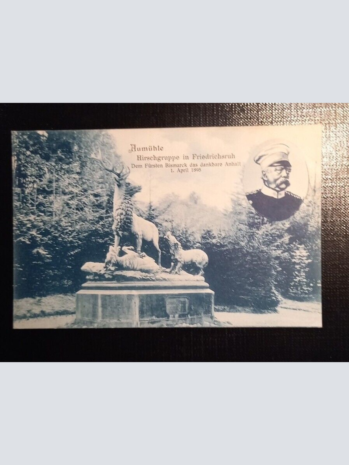 Ansichtskarte Aumühle Hirschgruppe In Friedrichsruh Fürst Bismarck 073 Ga E