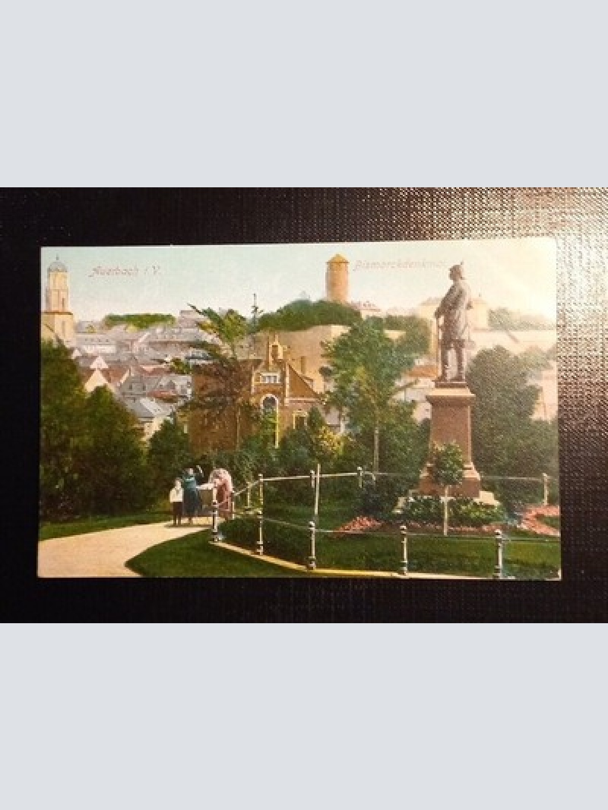 Ansichtskarte Auerbach I.V. Bismarckdenkmal 067 Ga B