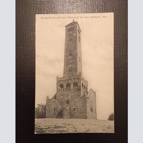 Bismarckturm Auf dem Peterskopf Bei Bad Dürkheim Pfalz 106 Ga E