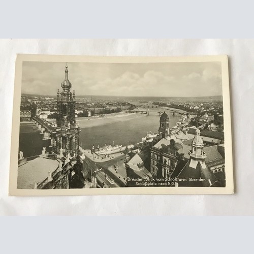 AK, Dresden, Schloßturm, Schloßplatz, (20031 BW)