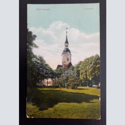 Ansichtskarte Sachsen  Bad Lausick Kirchplatz 410418 Ga B