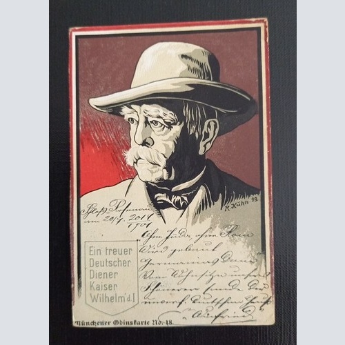 Ein Treuer Deutscher Diener Kaiser Wilhelm D.I. 0122 Ga E